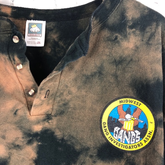 Midwest gang investigators assn. bleached shirt - Picture 2 of 3